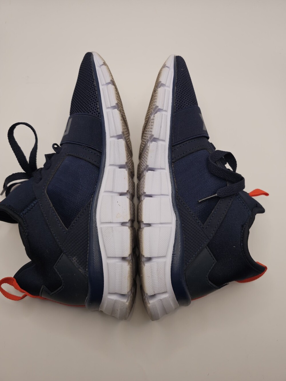 RBX Women's Navy Blue Athletic Sneakers with Red Pull Tabs, Size 6.5 - Picture 5 of 10